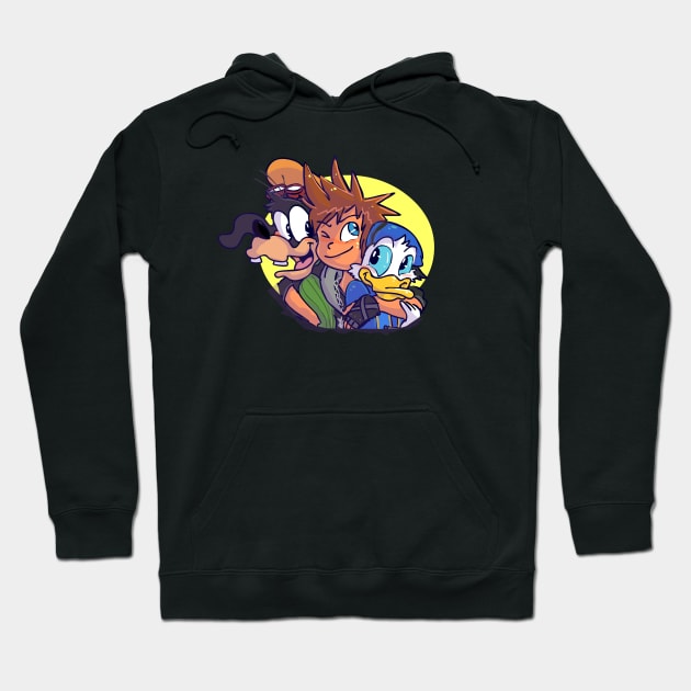 The Original Keyblade Trio Hoodie by sky665